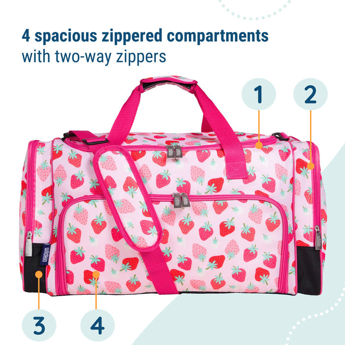 Strawberry Weekender Duffel Bag