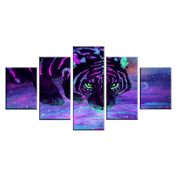 STUNNING TIGER WALL PAINTING Tiger-Universe