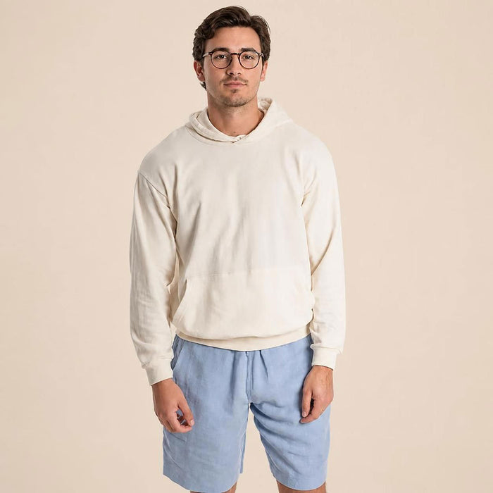 100% certified organic cotton lightweight hoodie made in usa