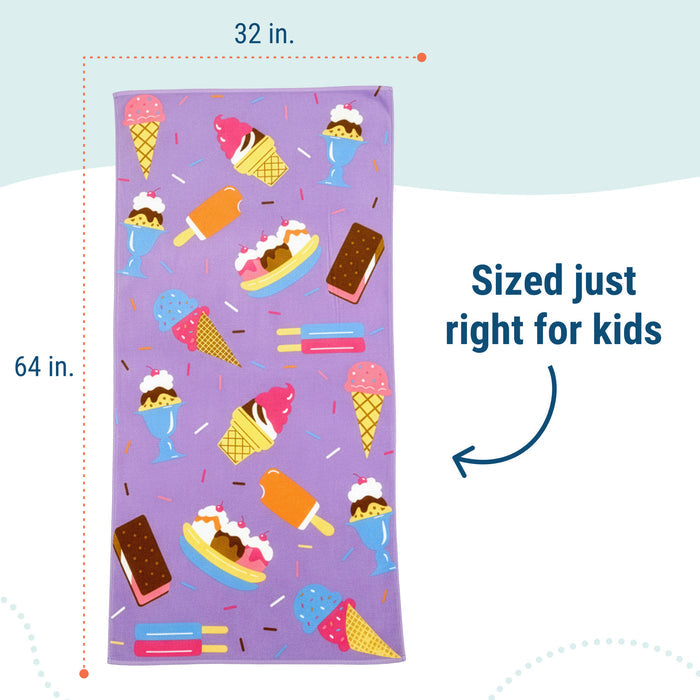 Sweet Dreams 100% Cotton Beach Towel