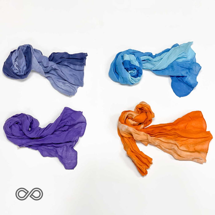 Orange Spectrum hemmed