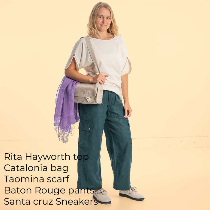 organic hemp scarf