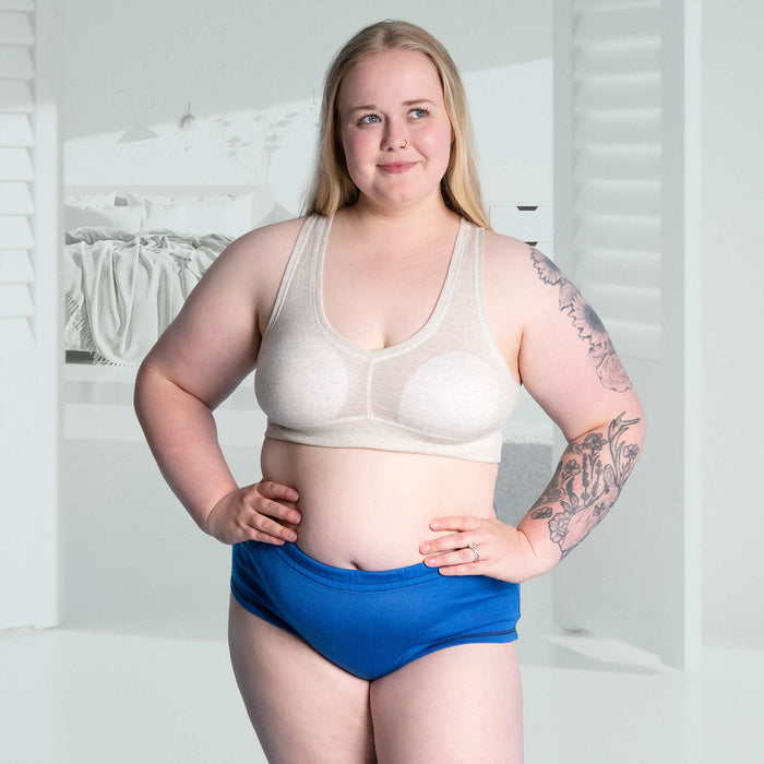 100% certified organic merino boy shorts