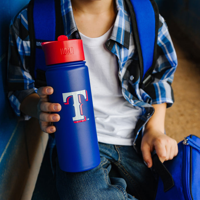 Texas Rangers™ Steel Water Bottle