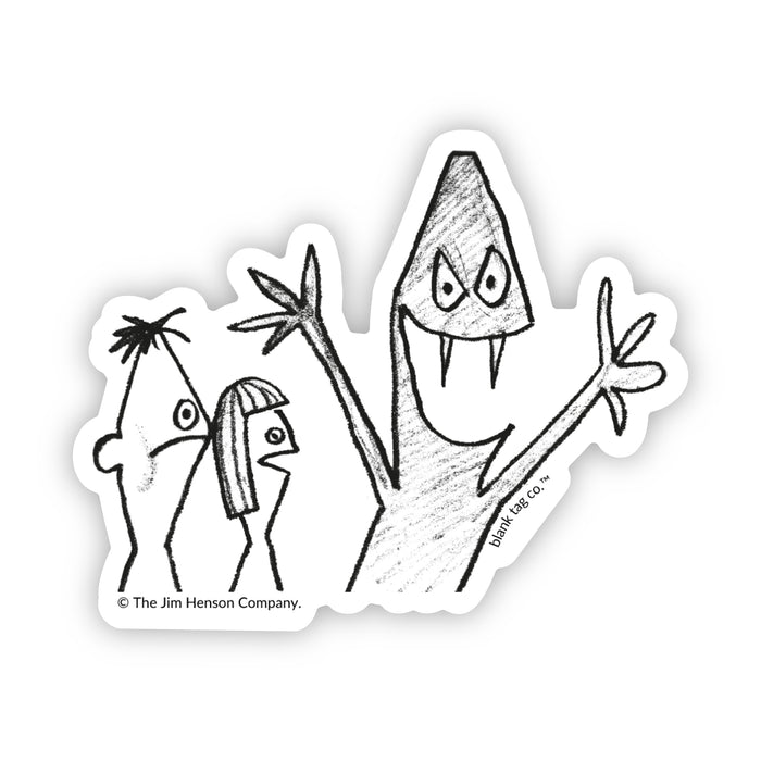 The Billy, Sue, and Sneegle Sticker