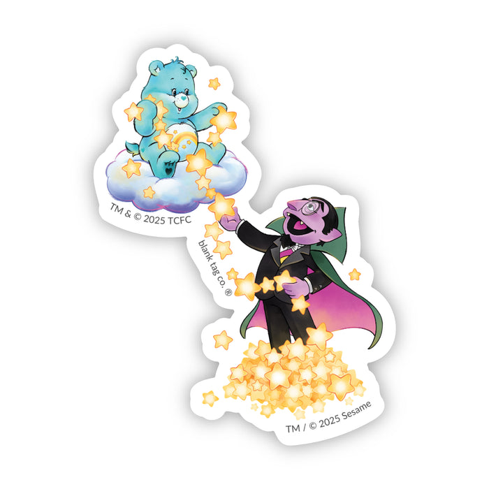 The Care Bears x Sesame Street Sticker Bundle