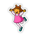 The D.W. Jumping Sticker