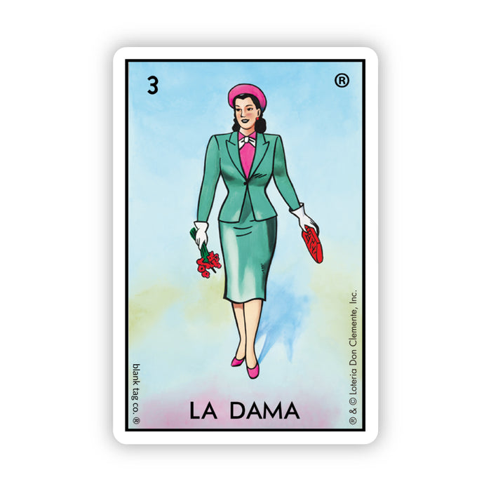 The La Dama Sticker