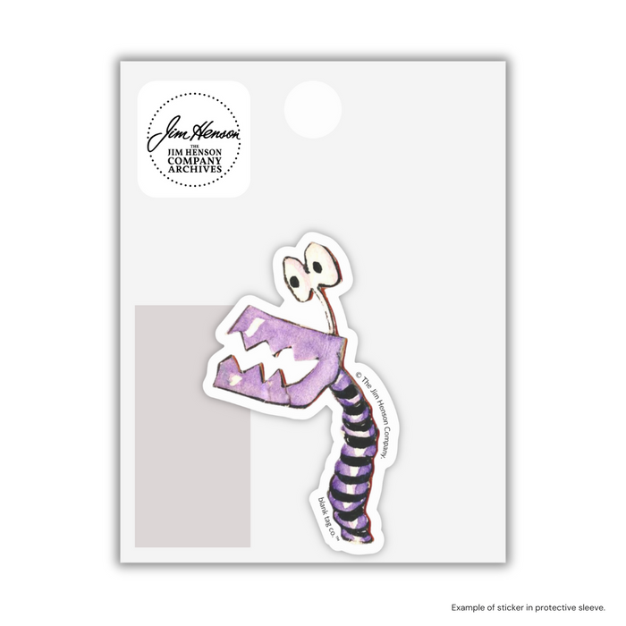 The Purple Curious Creature Sticker