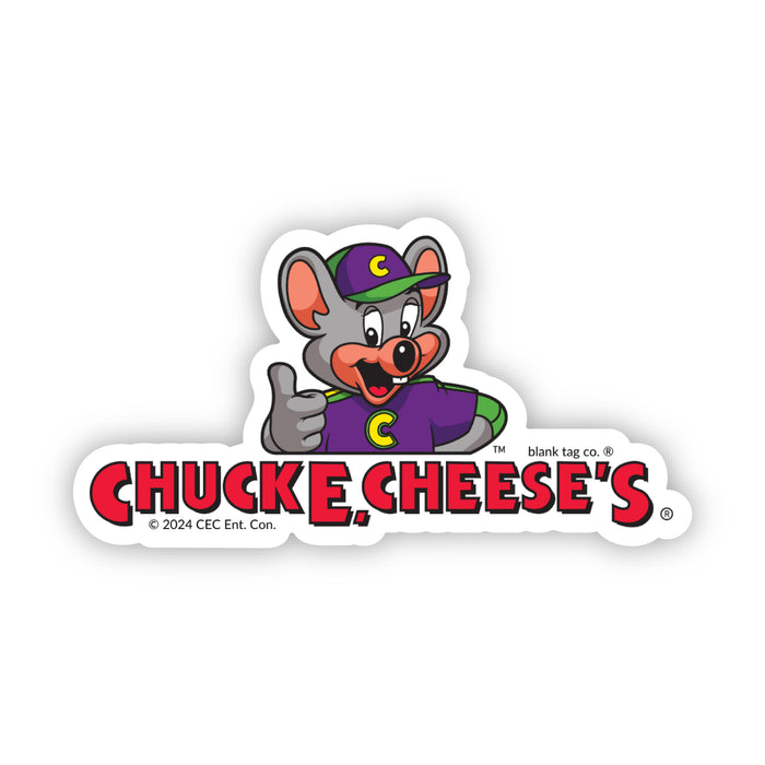 The Retro Chuck E. Cheese Logo Sticker