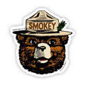 The Smokey Bear Face Sticker