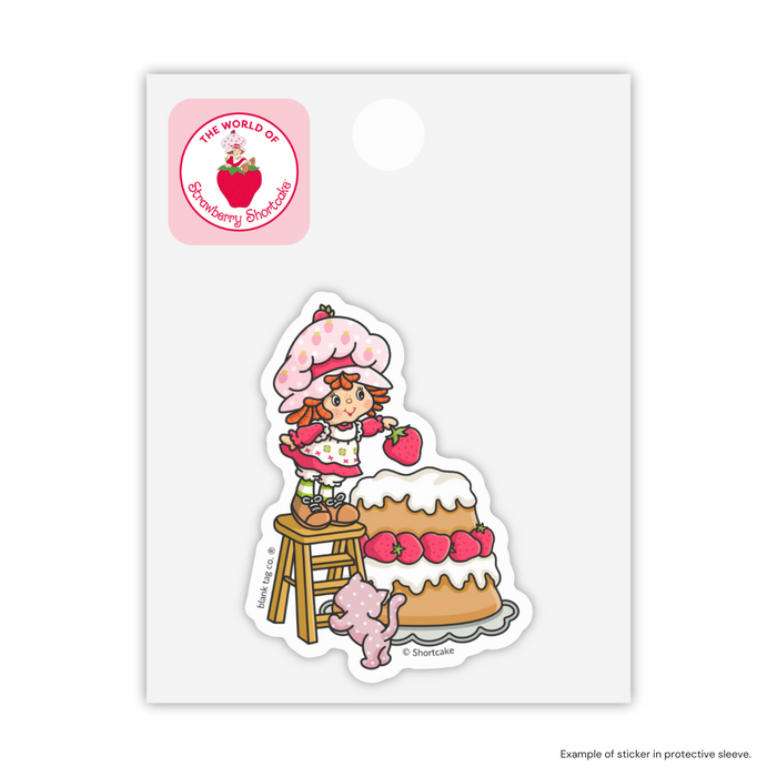 The Strawberry Shortcake With A Strawberry Shortcake Sticker