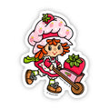 The Strawberry Shortcake With A Wheelbarrow Sticker