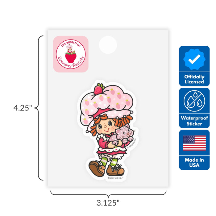 The Strawberry Shortcake With Custard Sticker
