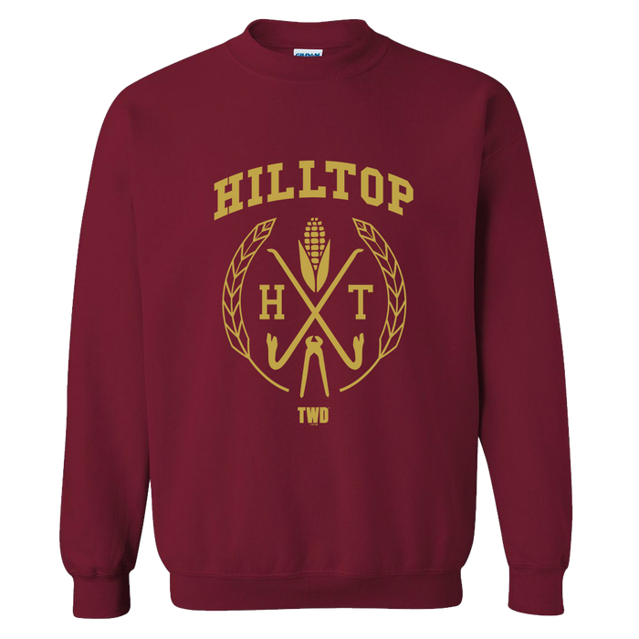 The Walking Dead Hilltop Collegiate Fleece Crewneck Sweatshirt