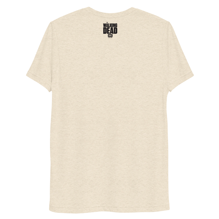 The Walking Dead Saviors Collegiate Adult Tri-Blend T-Shirt