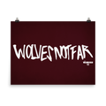 The Walking Dead Wolves Not Far Premium Satin Poster