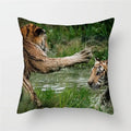 TIGER CUSHION COVER AQUATIC DISPUTE Tiger-Universe
