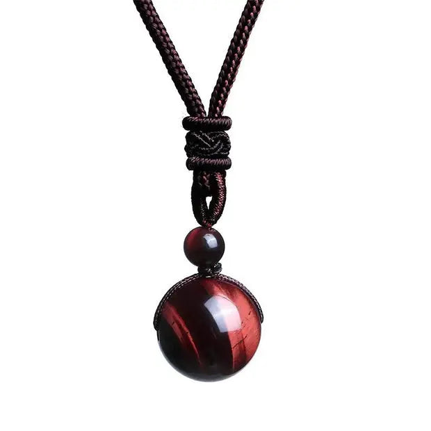 Tiger Eye Gemstone Necklace Tiger-Universe