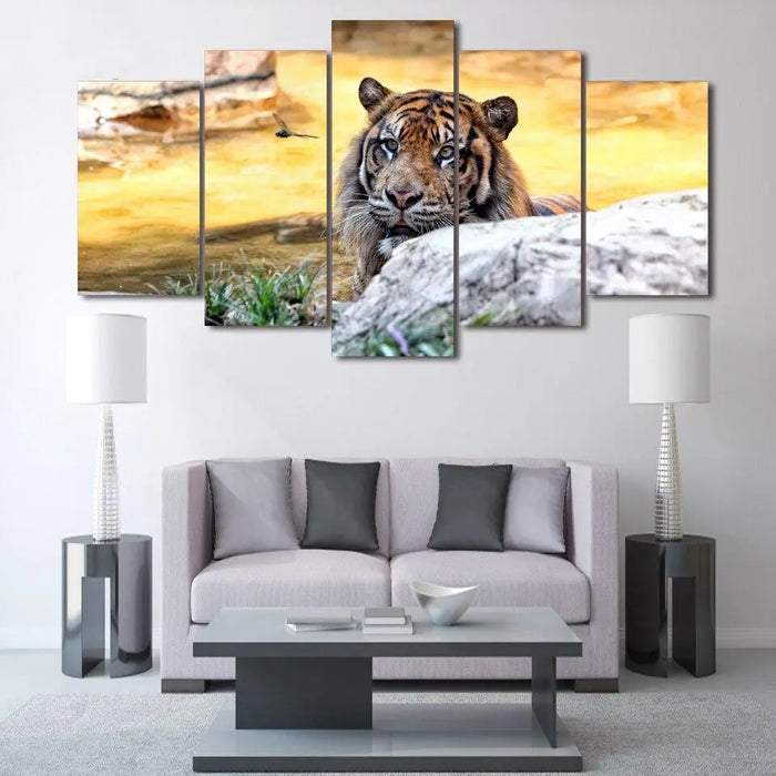 TIGER HEAD CANVA PAINTING Tiger-Universe