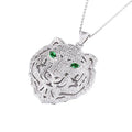 TIGER NECKLACE WITH JADE EYES