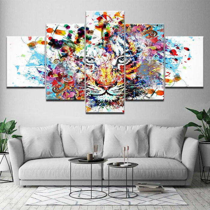 TIGER PAINTING EXPLOSIVE COLORS Tiger-Universe