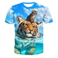 TIGER PRINT T-SHIRT FELINE FRIENDSHIP Tiger-Universe