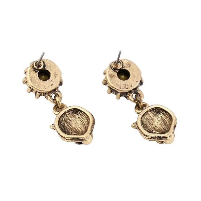 TIGER RUBY EARRINGS