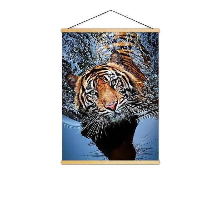 TIGER SWIMMING WALL ART Tiger-Universe