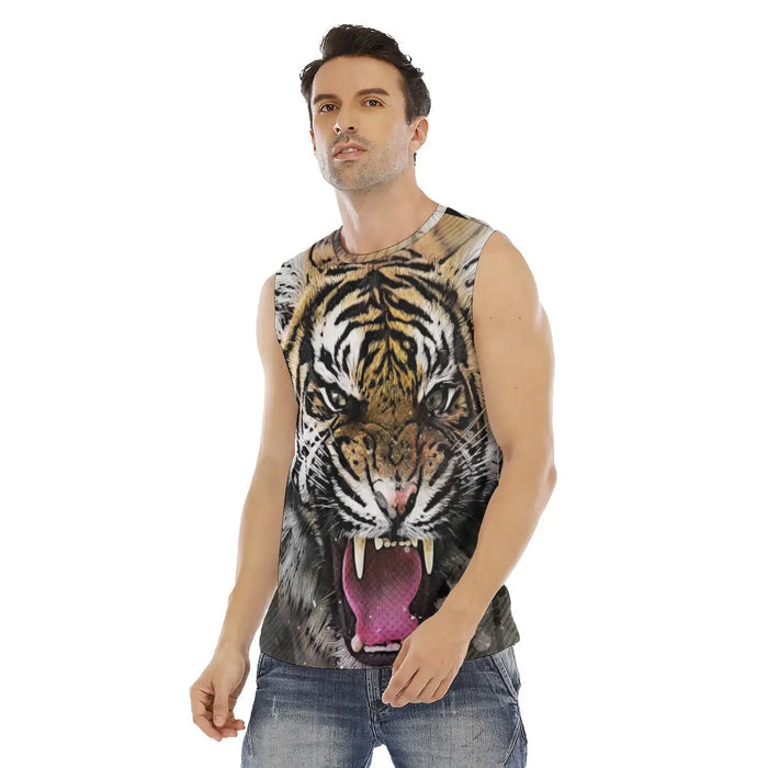 Tiger Tank Top Mens Tiger-Universe