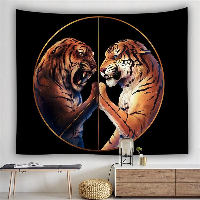 TIGER TAPESTRY 2 BROTHERS Tiger-Universe