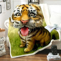 Tiger Toon Blanket for Kids Tiger-Universe