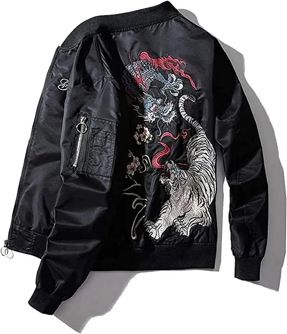 TIGER VS DRAGON BOMBER JACKET Tiger-Universe