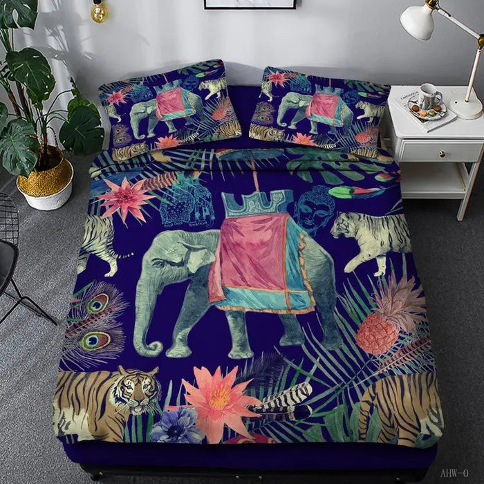 Traditional Tiger Comforter Set King Tiger-Universe