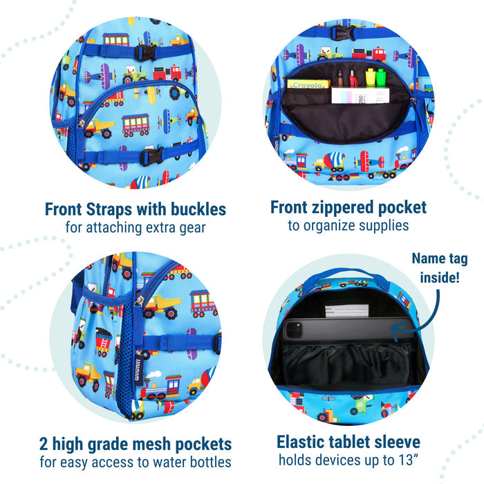 Trains, Planes & Trucks ECO Backpack