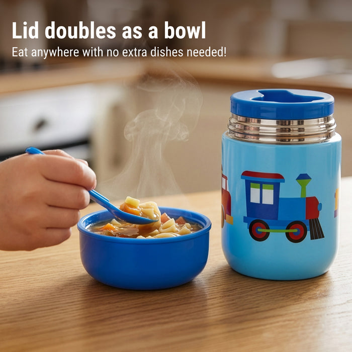 Trains, Planes & Trucks Insulated Food Jar - 10oz