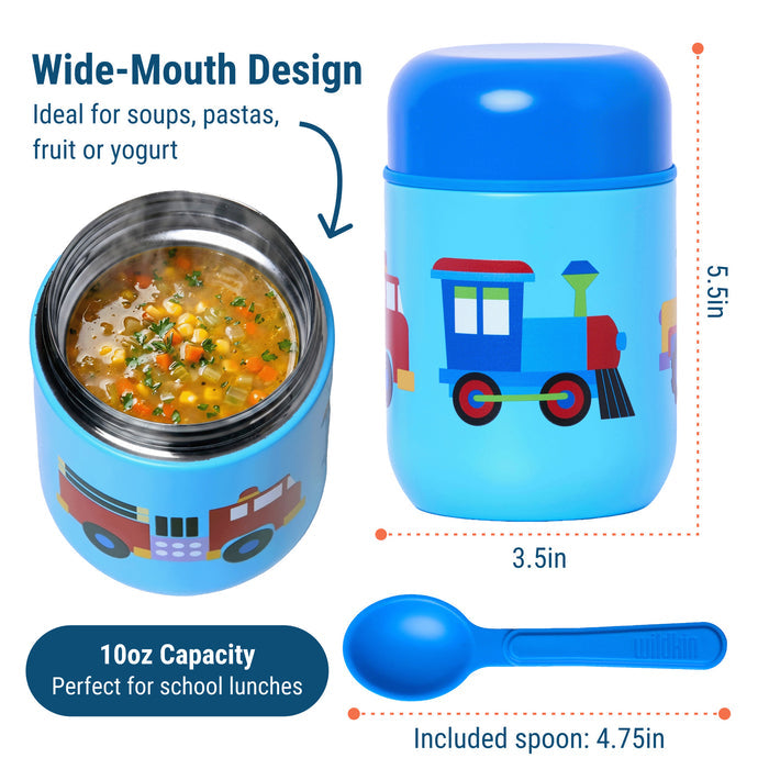 Trains, Planes & Trucks Insulated Food Jar - 10oz