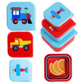 Trains, Planes & Trucks Nested Snack Containers