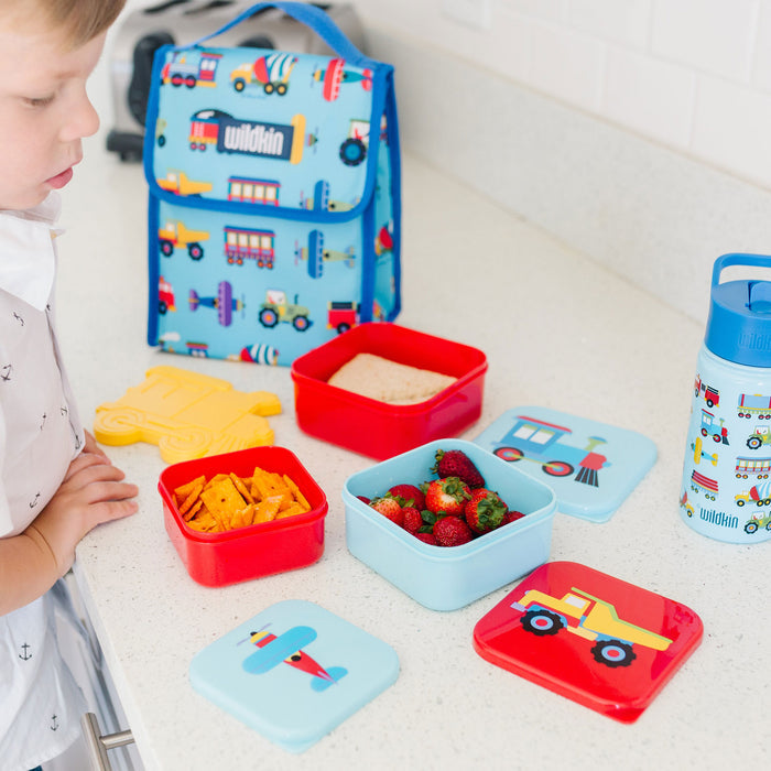 Trains, Planes & Trucks Nested Snack Containers