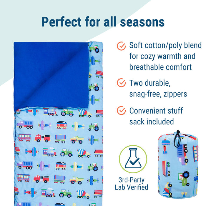 Trains, Planes & Trucks Original Sleeping Bag