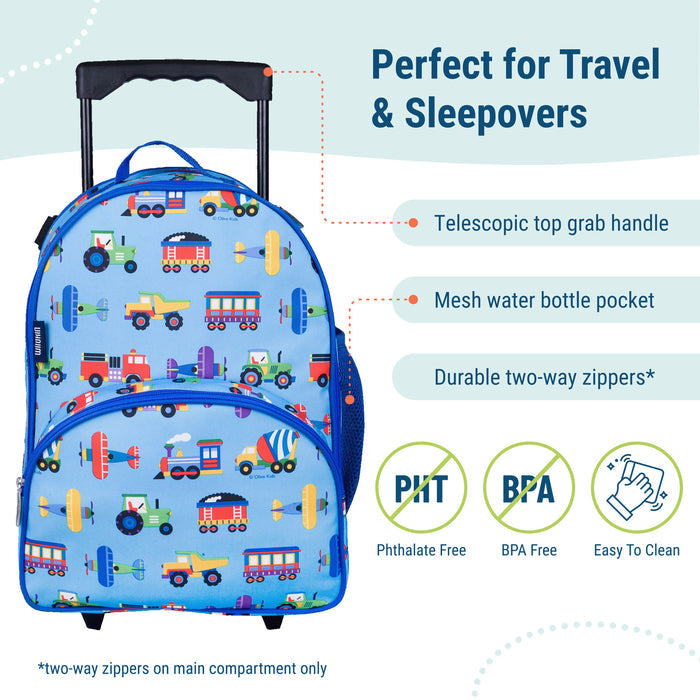 Trains, Planes & Trucks Rolling Luggage