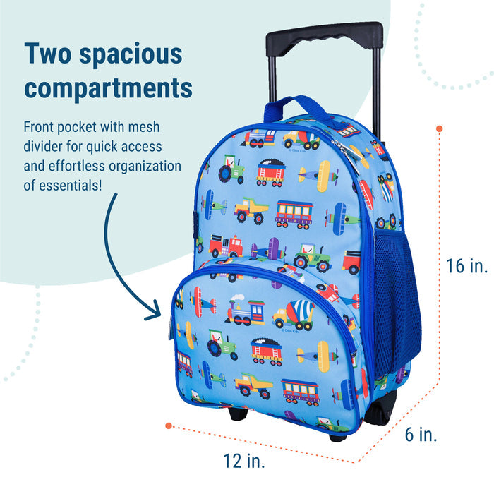 Trains, Planes & Trucks Rolling Luggage