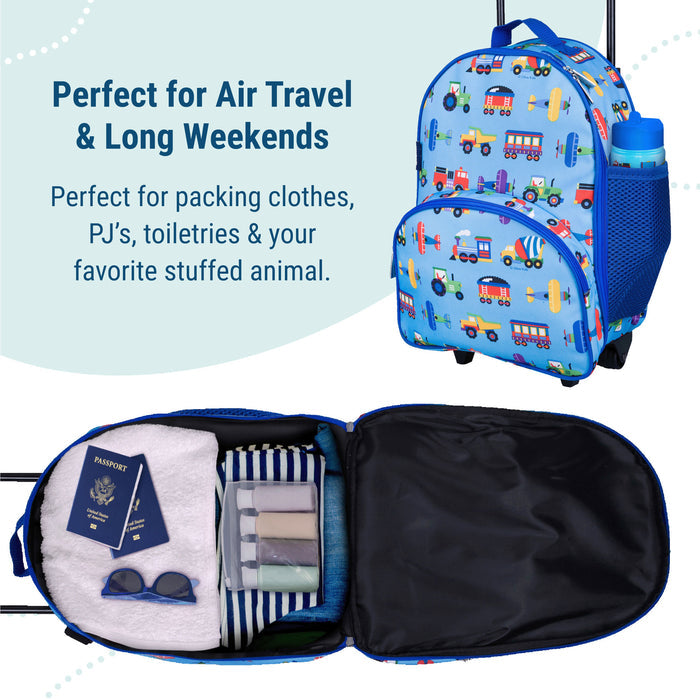 Trains, Planes & Trucks Rolling Luggage