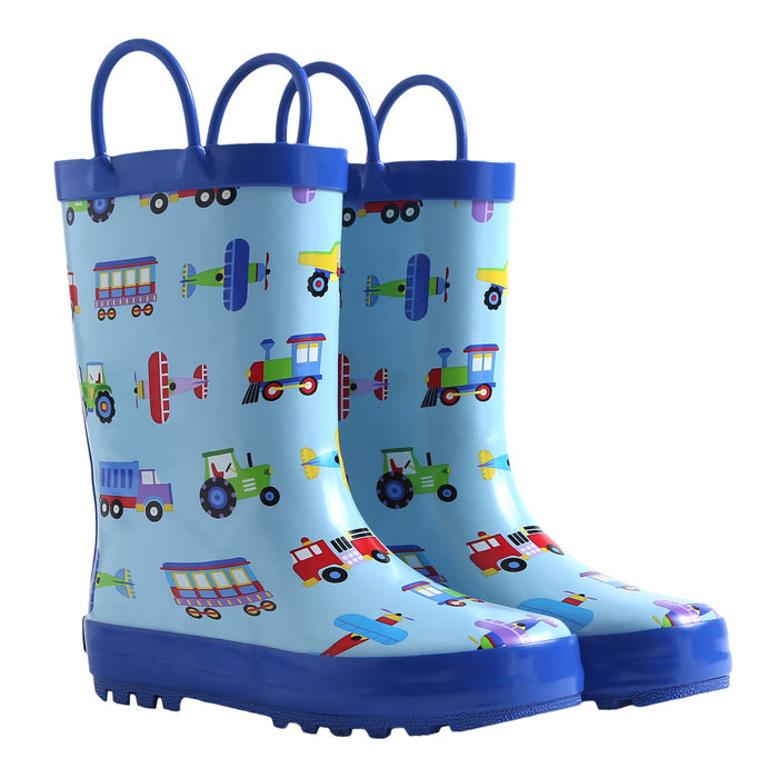 Trains, Planes & Trucks Rubber Rainboots