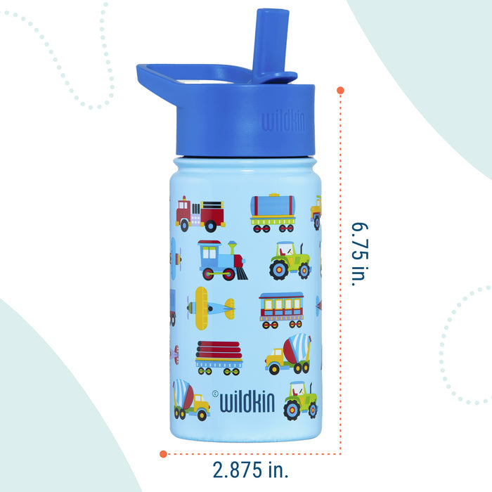 Trains, Planes & Trucks Steel Water Bottle