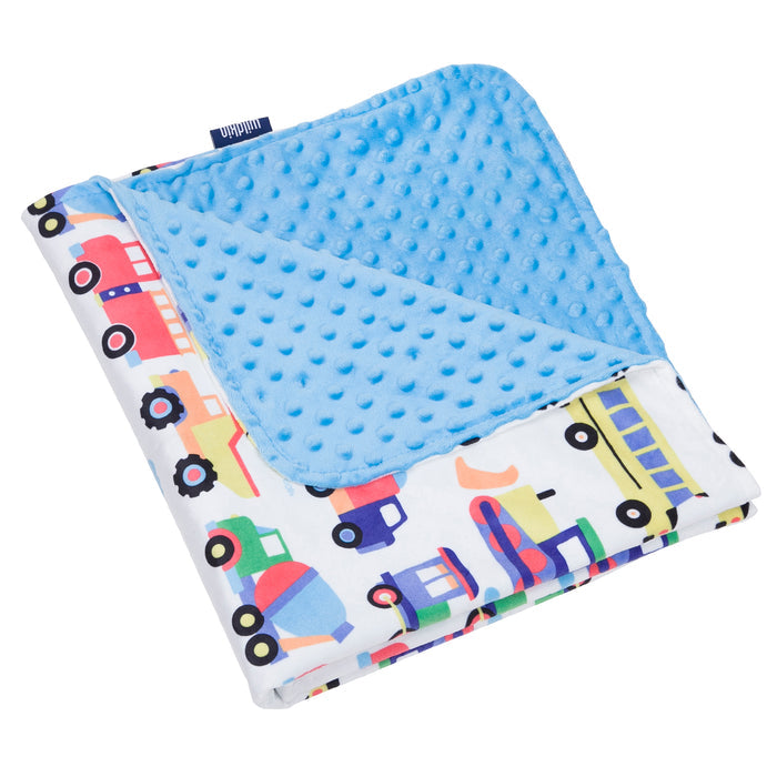 Trains, Planes & Trucks Velour Baby Blanket