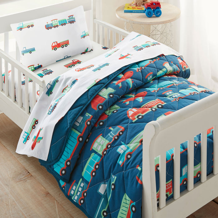 Transportation 100% Cotton Pillowcase