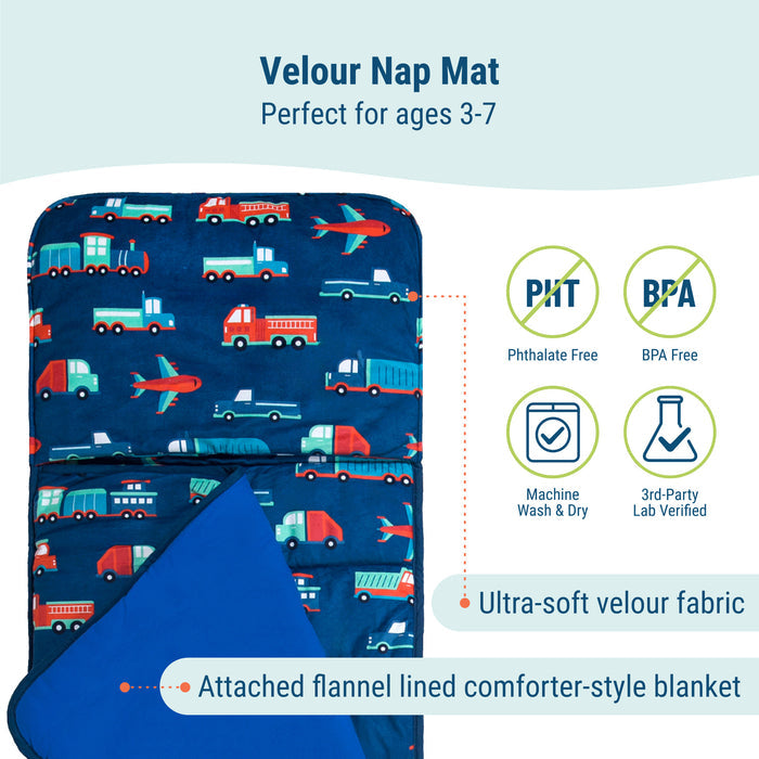 Transportation Velour Nap Mat