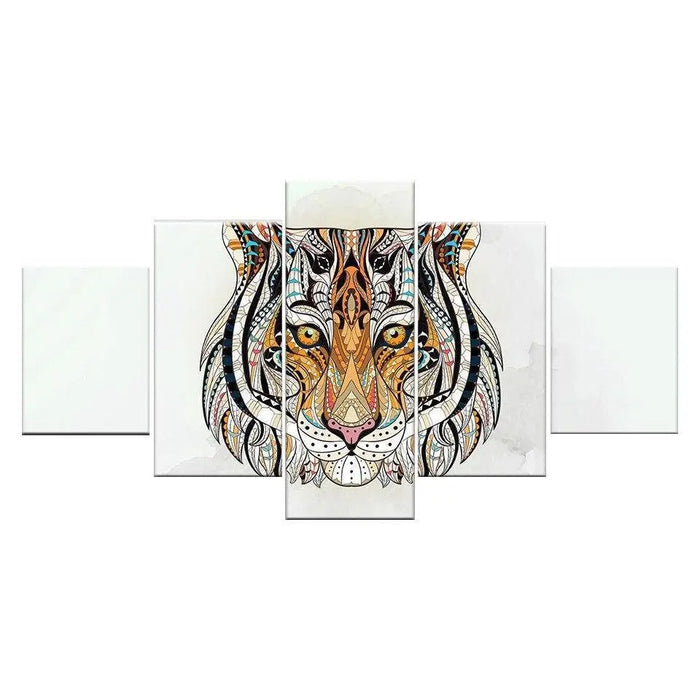 TRIBAL TIGER PAINTING Tiger-Universe