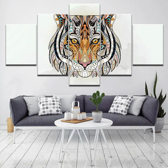 TRIBAL TIGER PAINTING Tiger-Universe